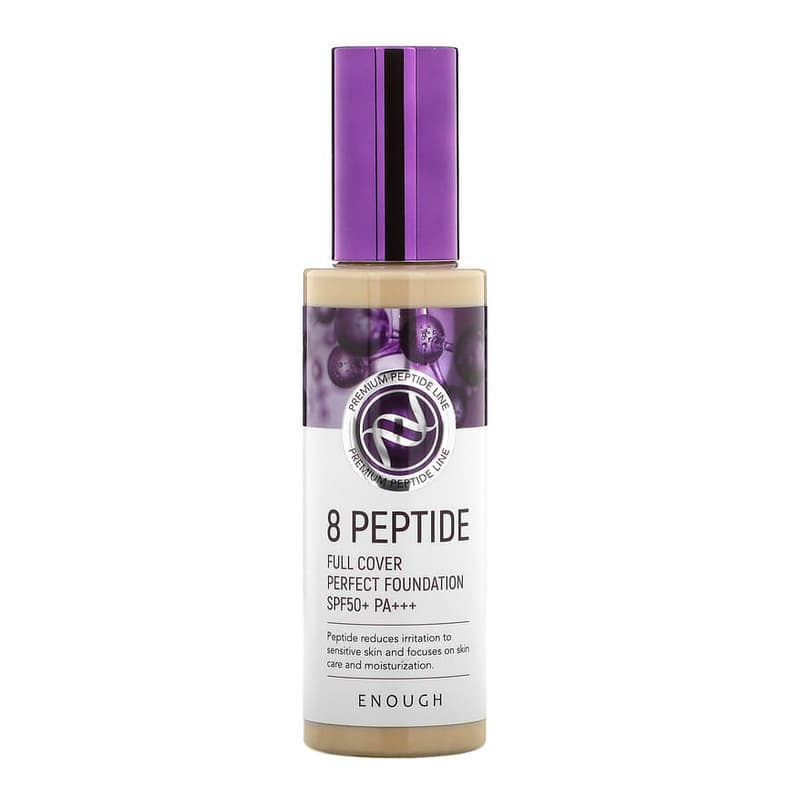 8 Peptide, Full Cover Perfect Foundation, SPF 50+ PA+++, #13