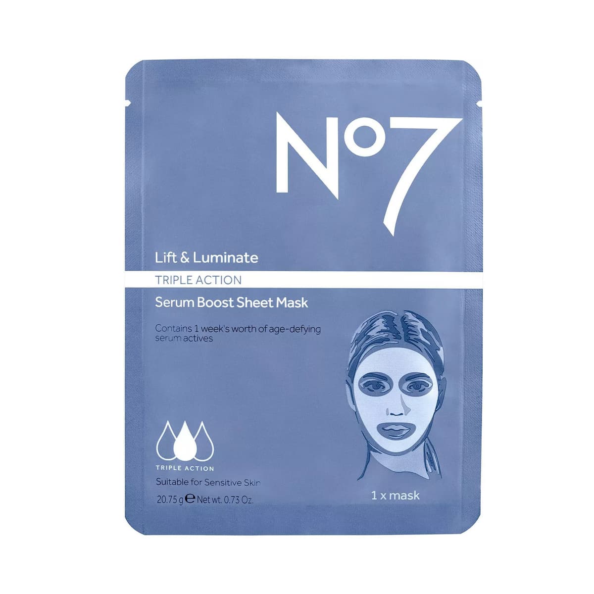 Lift & Luminate Triple Action Serum Boost Face Mask Sheet
