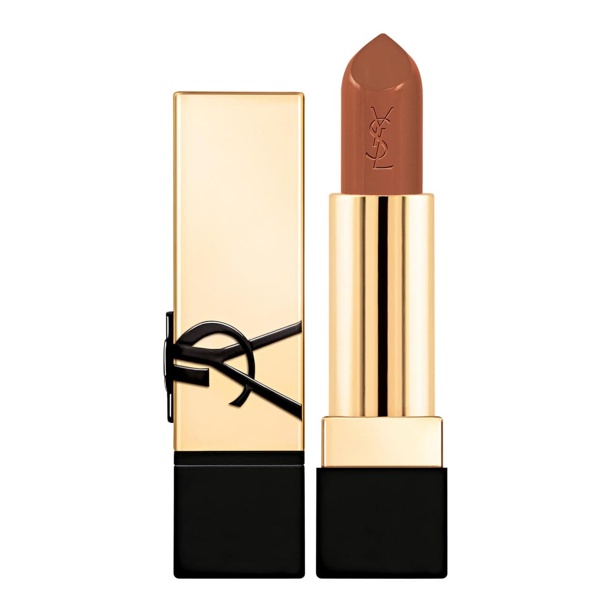 Rouge Pur Couture Caring Satin Lipstick with Ceramides, N11 Brun Caftan