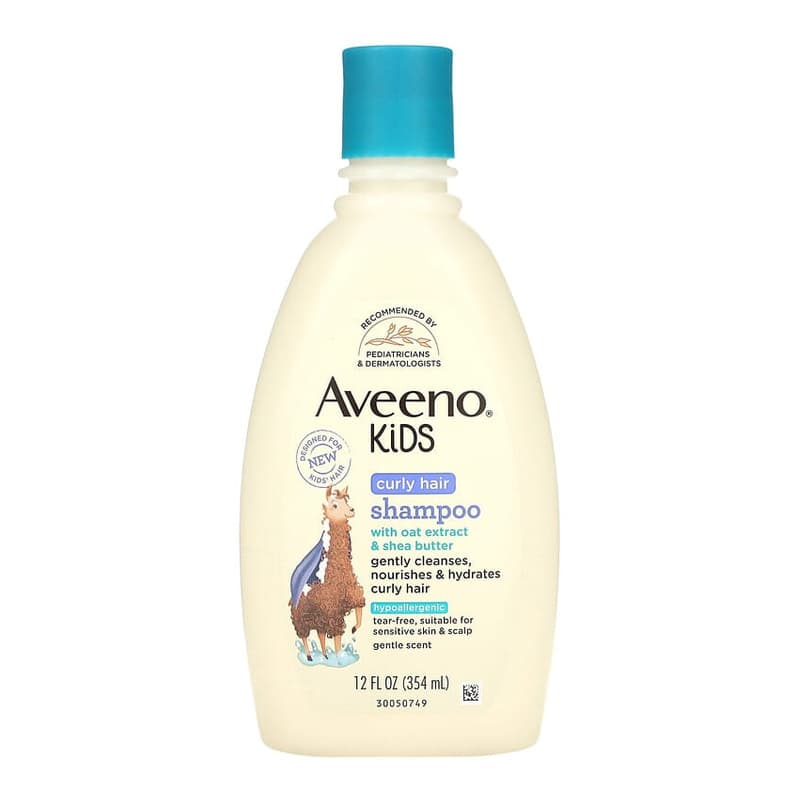 Kids, Curly Hair Shampoo with Oat Extract & Shea Butter