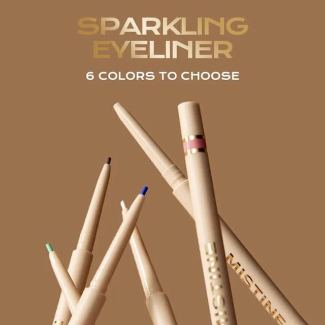 Sparkling Long-Lasting Waterproof Eyeliner, #06 Party Blue