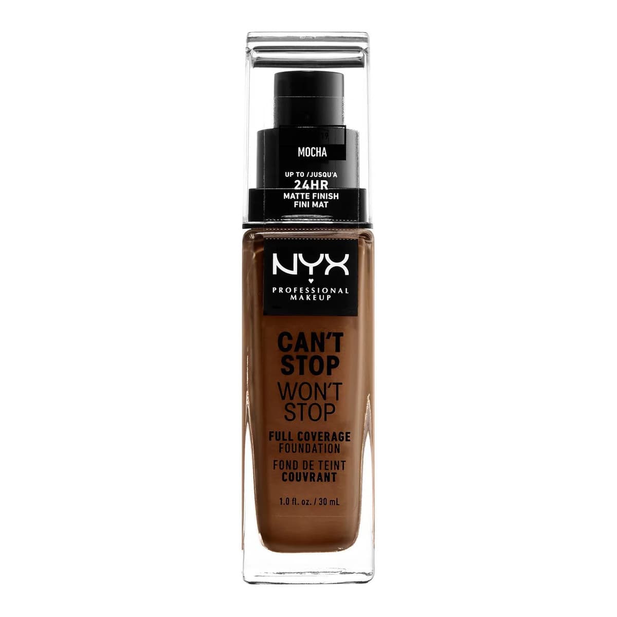 Can't Stop Won't Stop 24Hr Full Coverage Matte Finish Foundation - 19 Mocha