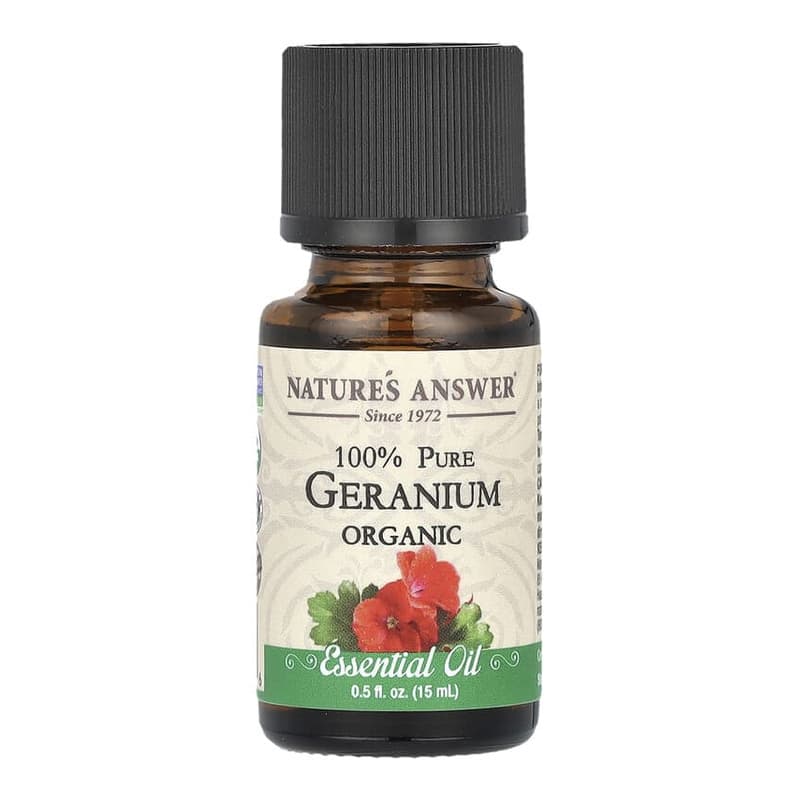 100% Pure Organic Essential Oil, Geranium
