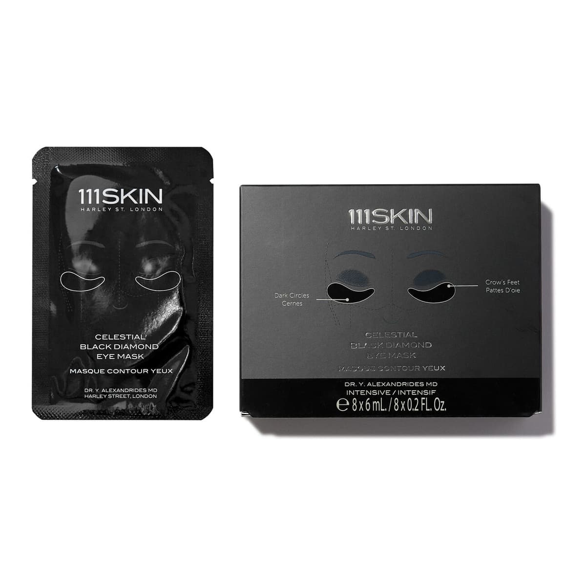Celestial Black Diamond Eye Mask