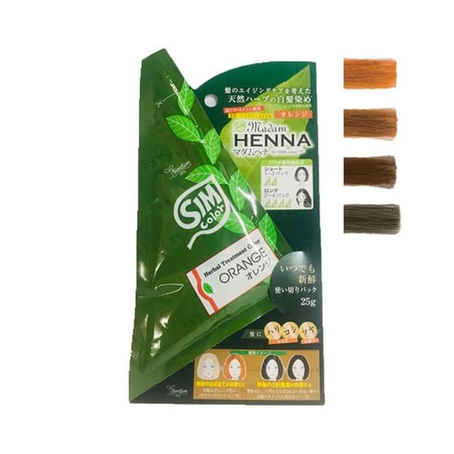 Madame Henna Herbal Treatment Color, Soft Black