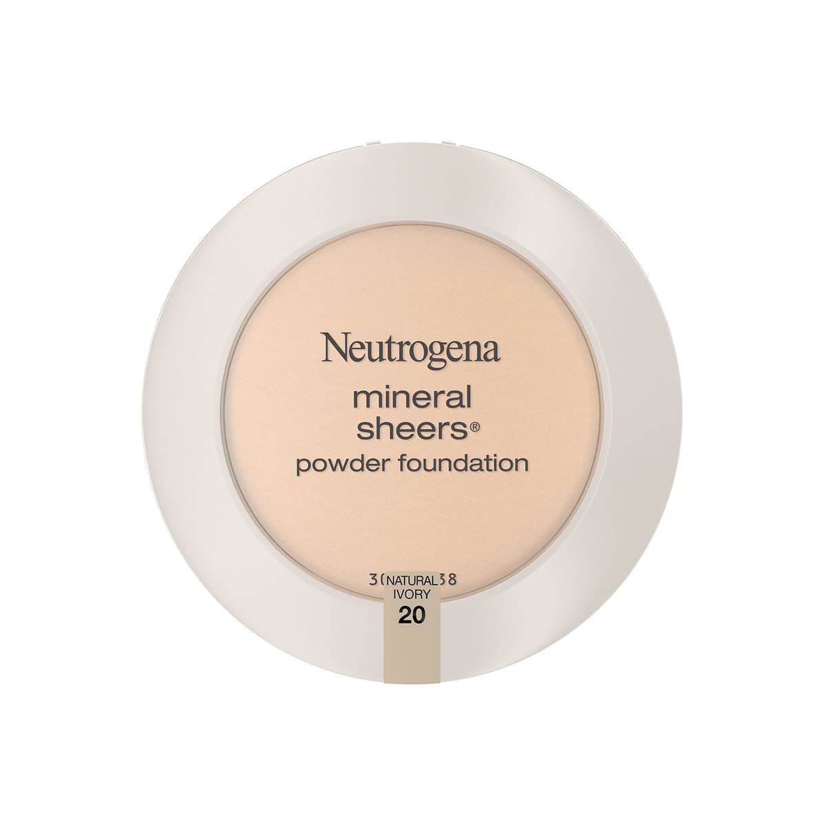 Mineral Sheers Powder Foundation, Natural Ivory 20