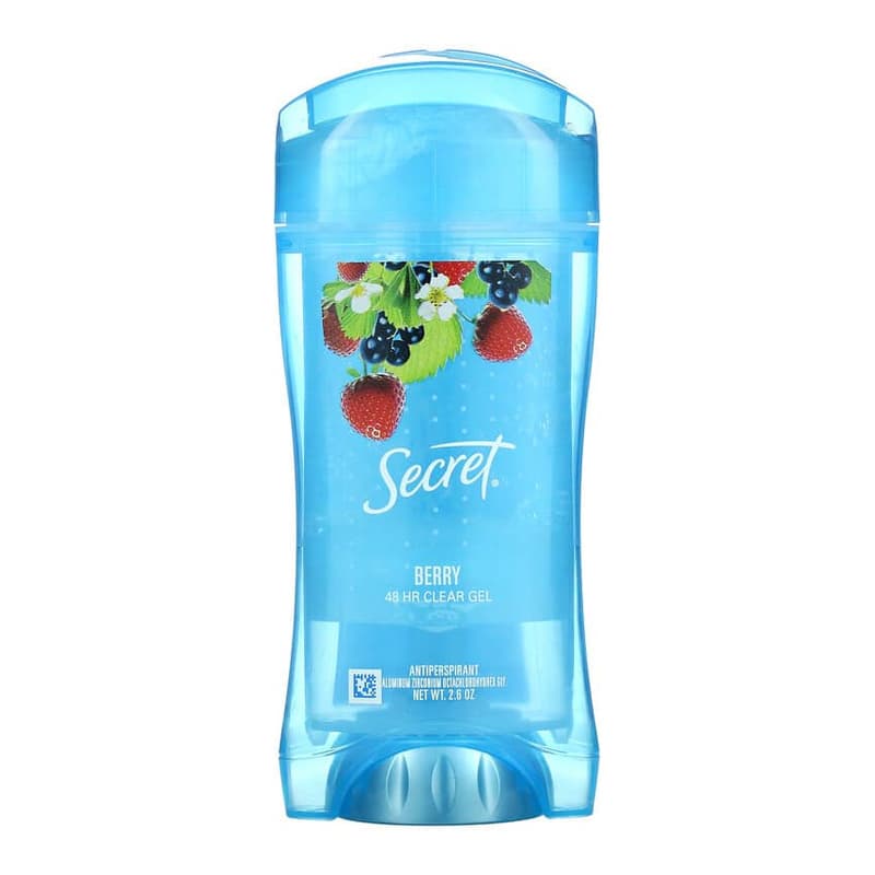 48 Hour Clear Gel Deodorant, Berry