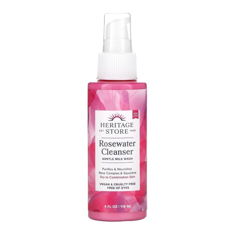 Rosewater Cleanser, Dry To Combination Skin