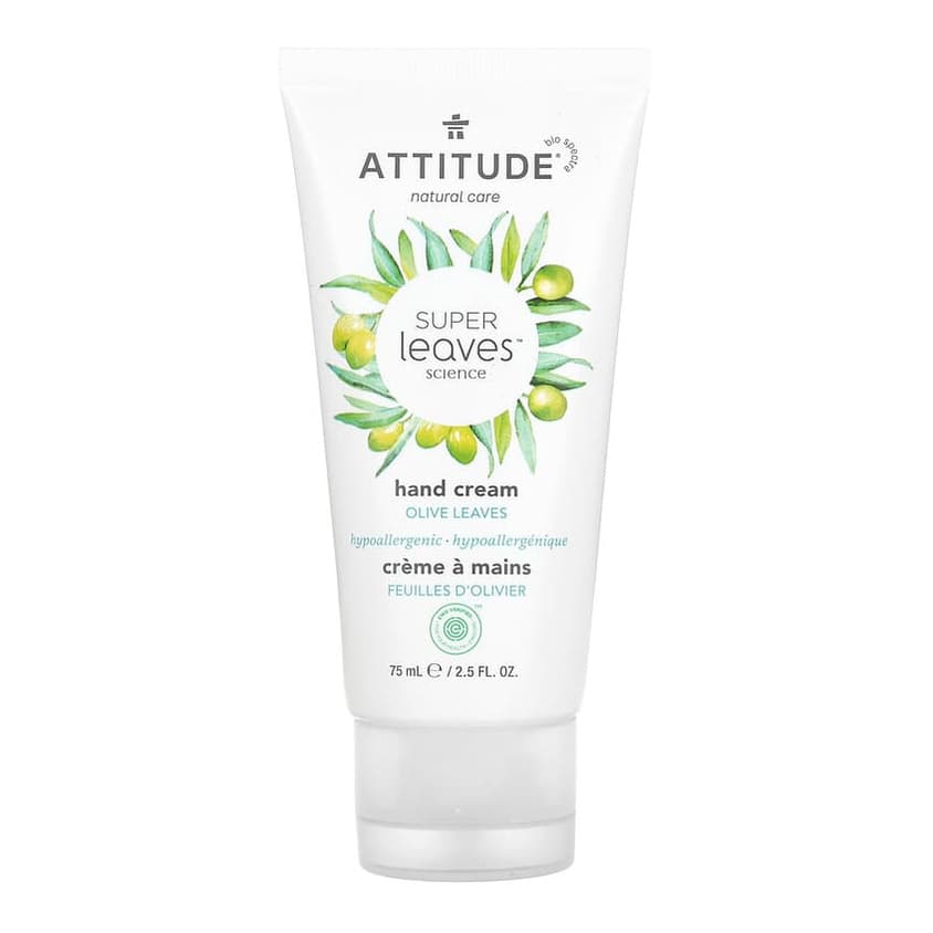 Super Leaves Science, Hand Cream, Olive Leaves