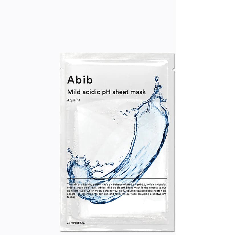 Mild Acidic pH Sheet Mask Aqua Fit
