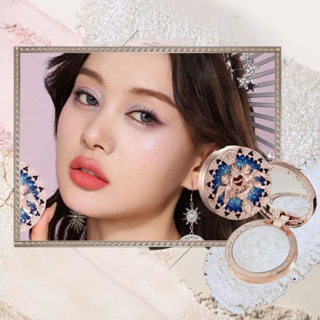 Little Angel Embossed Highlighter, #L04 Moon River