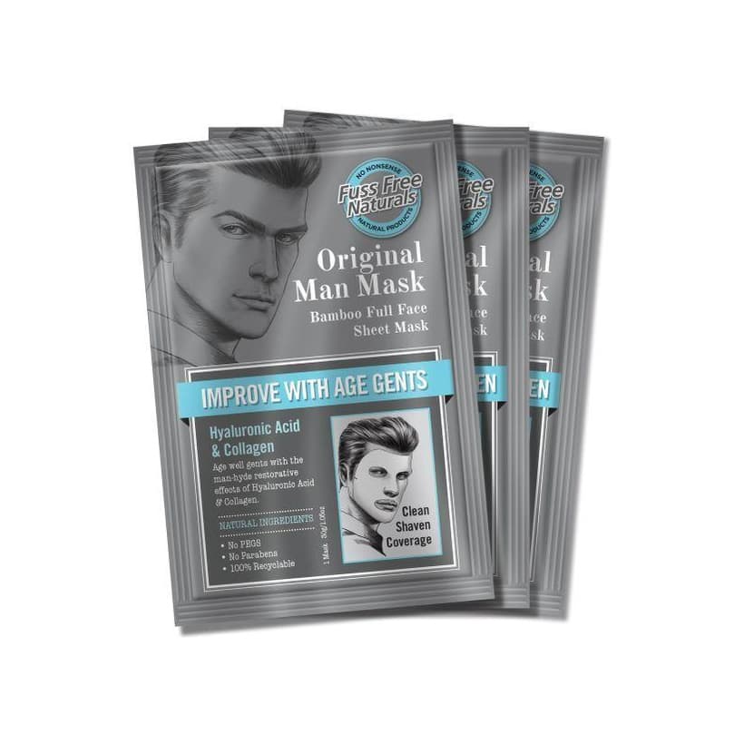 Mens Anti-Ageing Face Mask, Clean Shaven