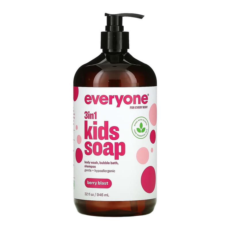 3 in 1 Kids Soap, Berry Blast