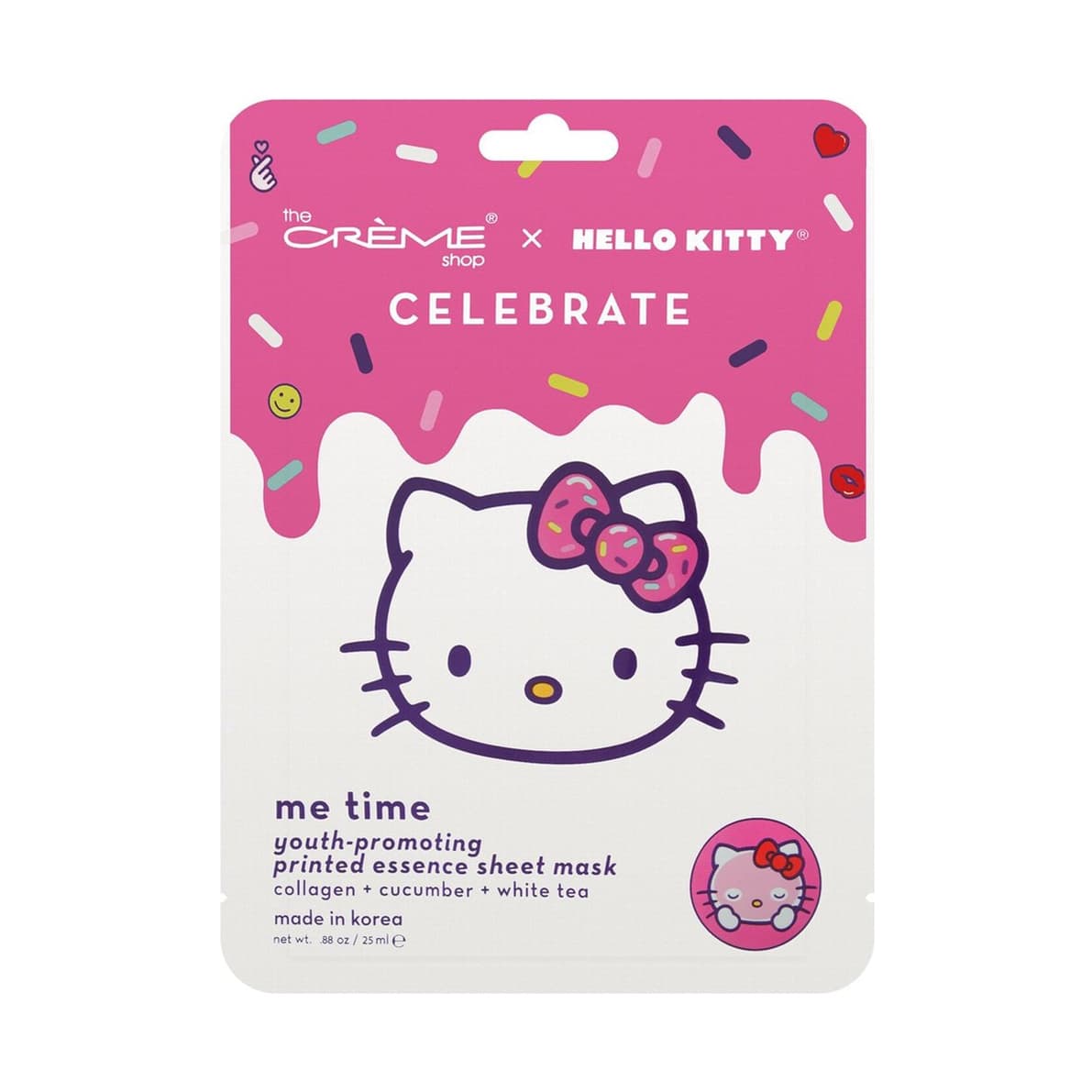 x Hello Kitty Celebrate Me Time! Youth-Promoting Sheet Mask