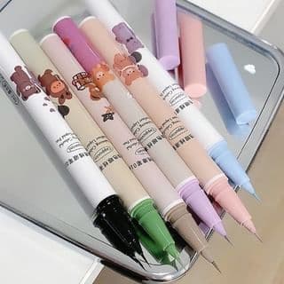 Cute Colorful Liquid Eyeliner Pen, #06# black