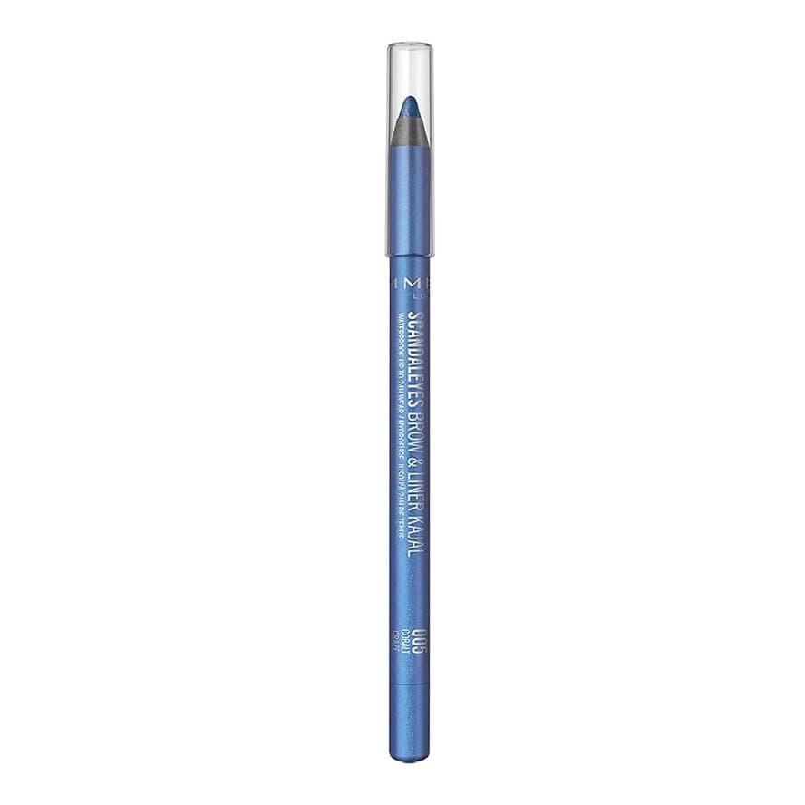 Scandaleyes Waterproof Brow and Liner Kajal, Cobalt Craze