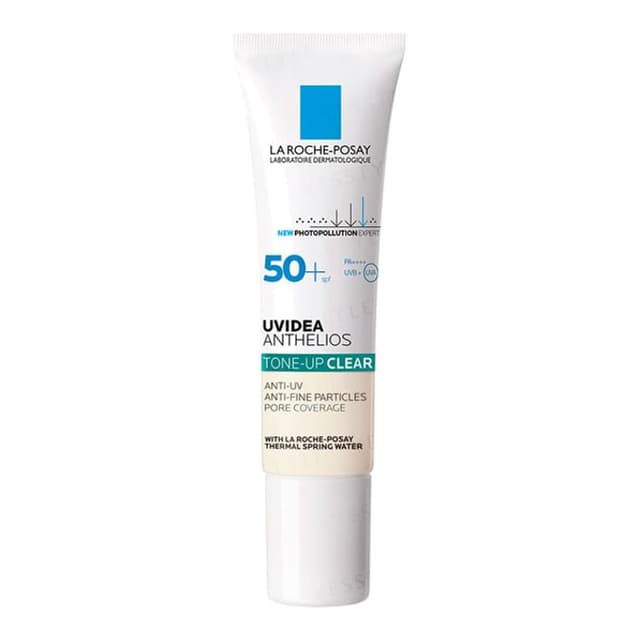 Uvidea Anthelios Tone-Up Clear Cream SPF 50+ PA++++