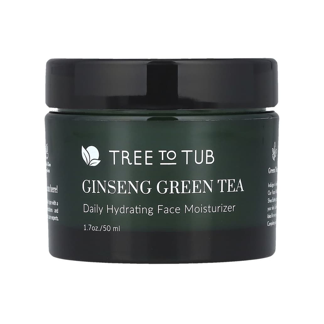 Ginseng Green Tea, Daily Hydrating Face Moisturizer