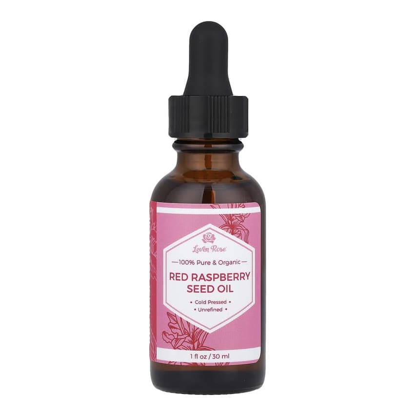 100% Pure & Organic, Red Raspberry Seed Oil