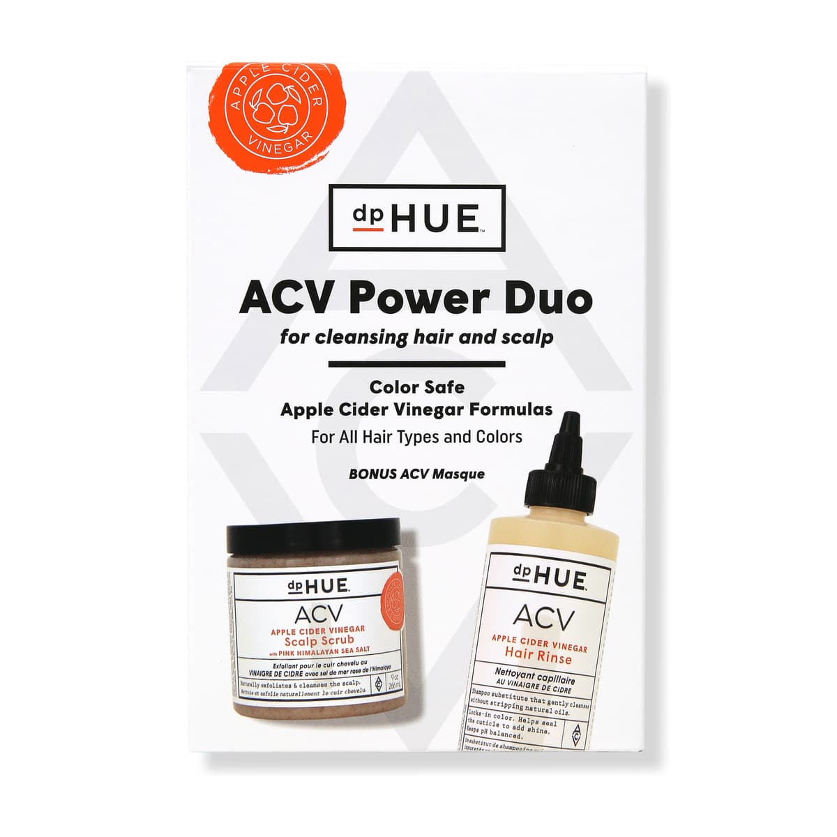 ACV Hair Rinse and Scalp Scrub Duo