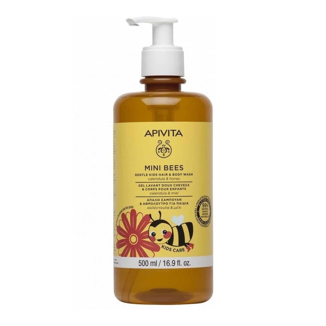 Mini Bees Gentle Kids Hair & Body Wash Calendula & Honey