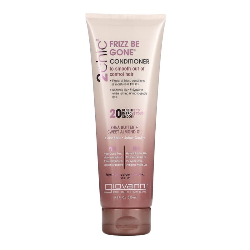 2chic, Frizz Be Gone Conditioner, To Smooth Out Of Control Hair, Shea Butter + Sweet Almond Oil