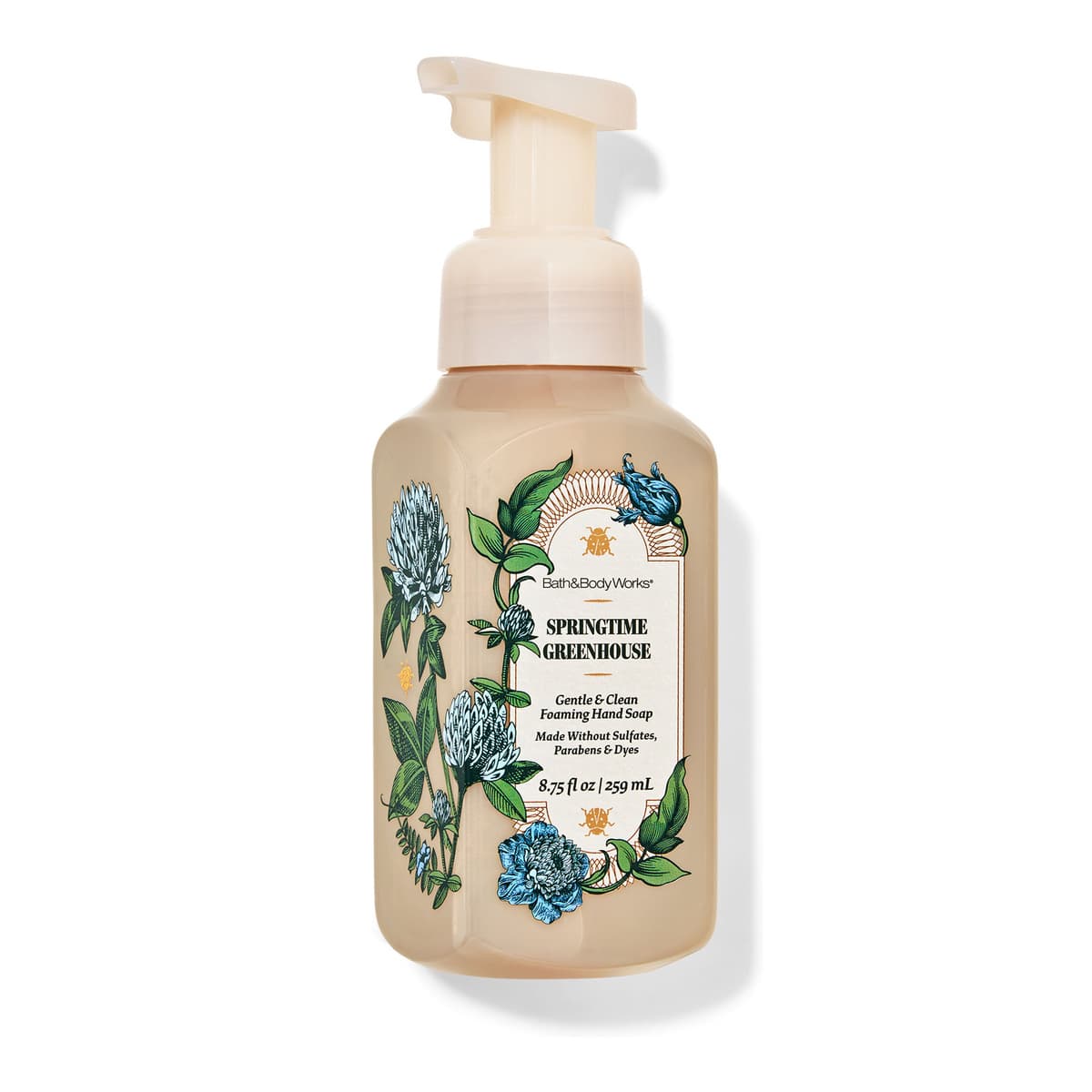 Springtime Greenhouse, Gentle & Clean Foaming Hand Soap