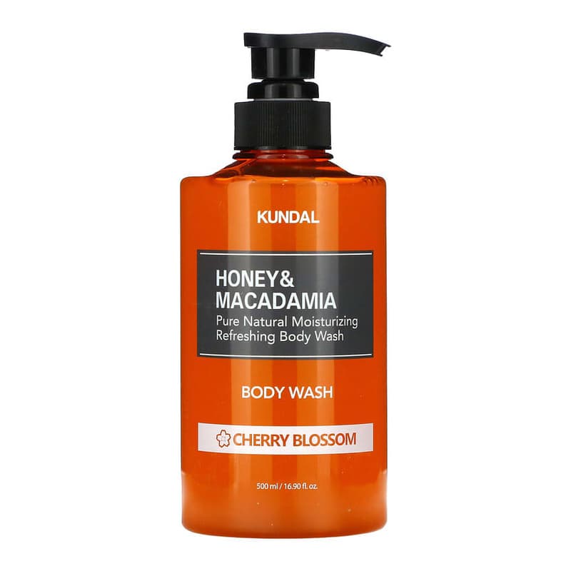 Honey & Macadamia, Body Wash, Cherry Blossom