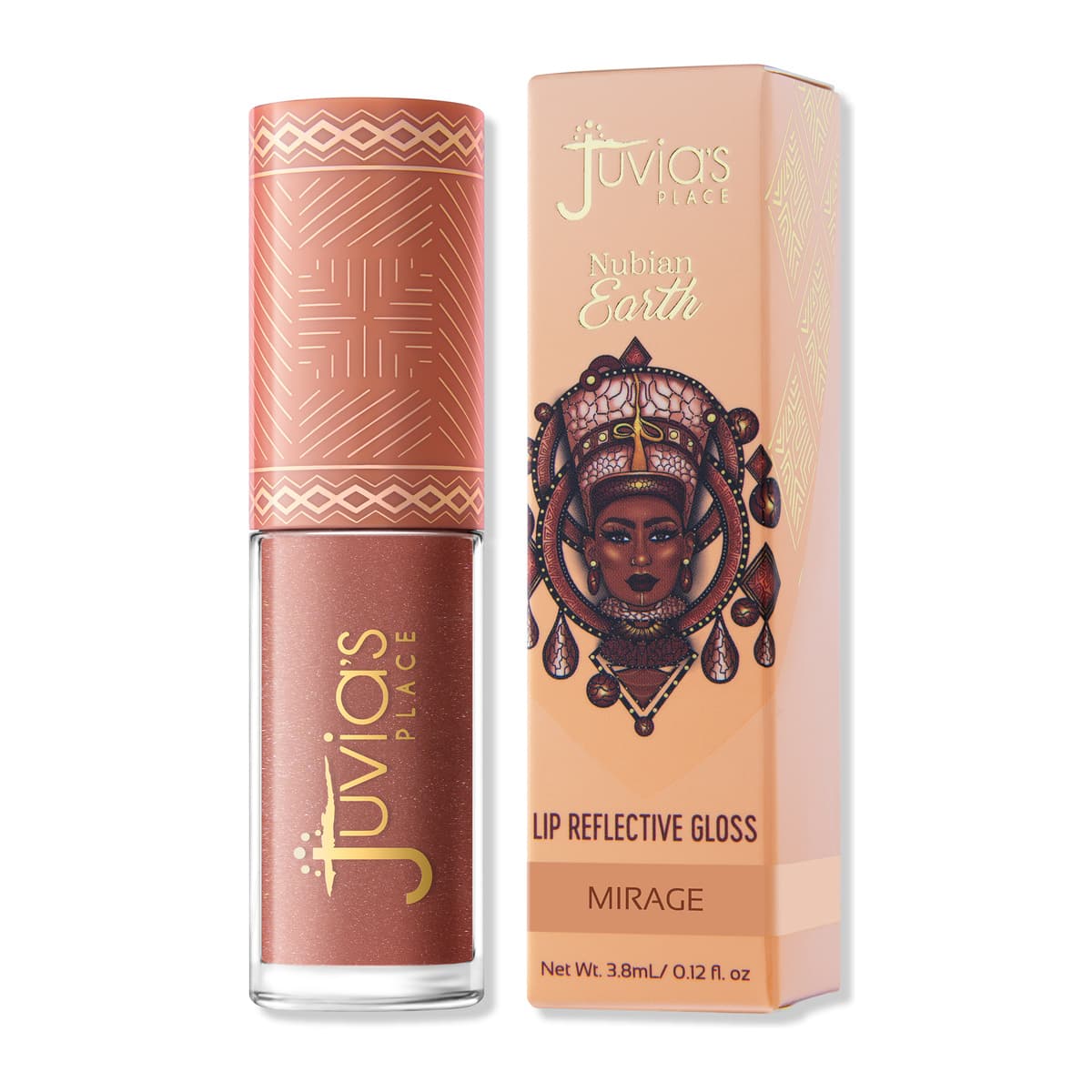 Nubian Earth Lip Gloss, Mirage