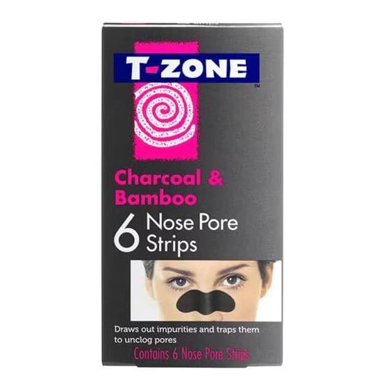 Charcoal & Bamboo Nose Pore Strips 6s