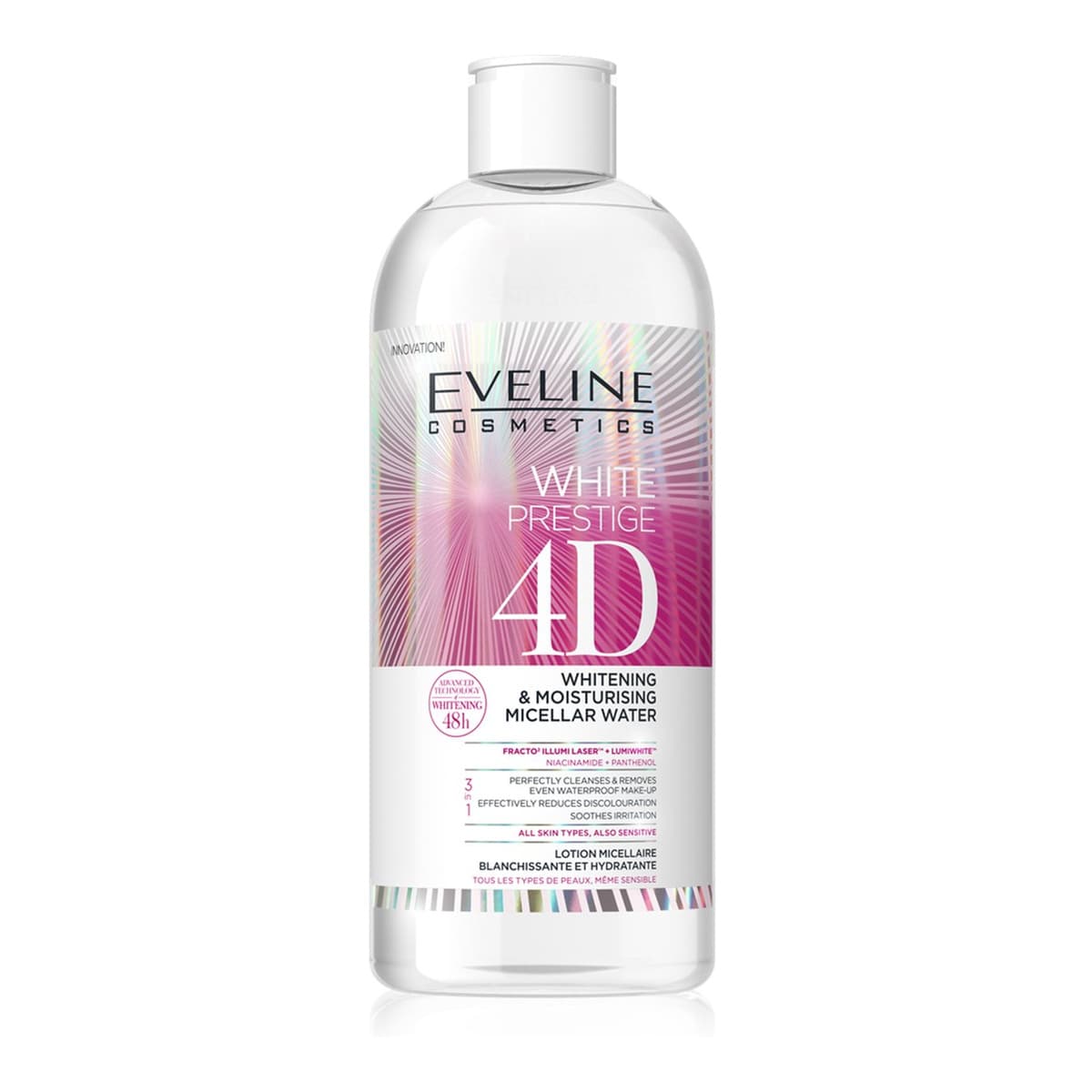 Cosmetics White Prestige 4D Whitening & Moisturizing Micellar Water