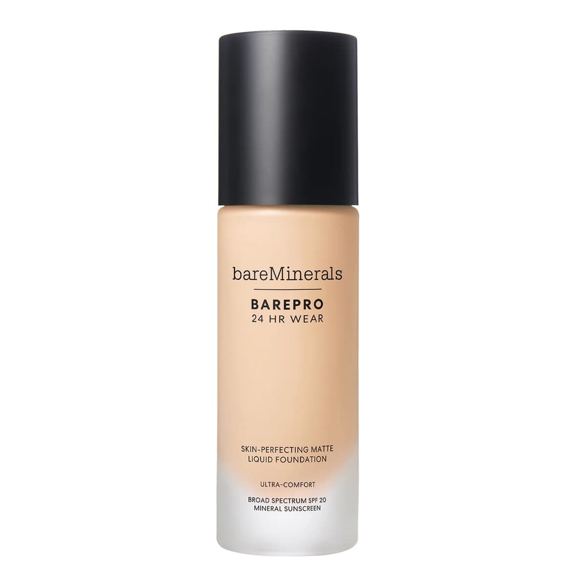 BAREPRO 24 Hour Matte Liquid Foundation Mineral SPF 20, Fair 10 Warm