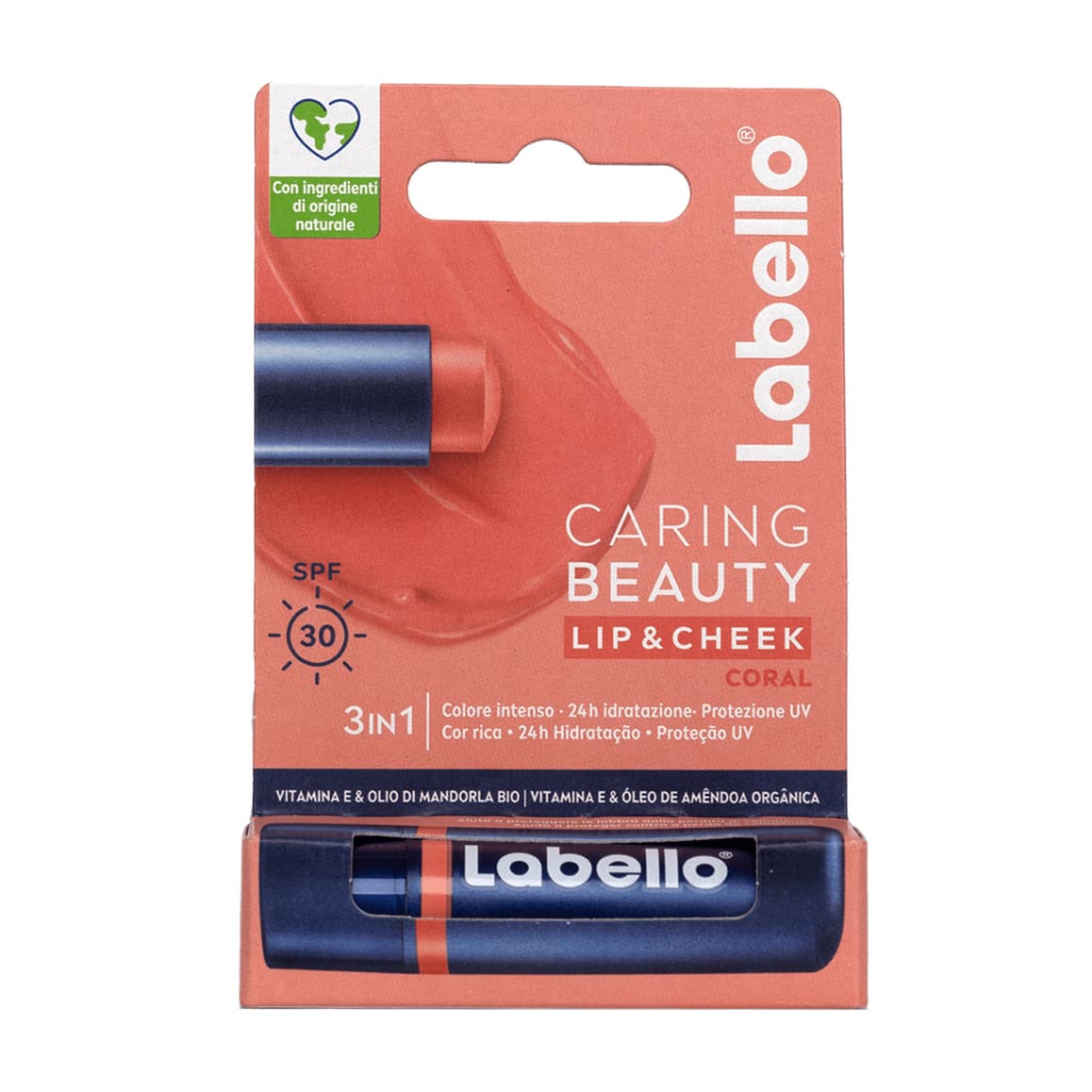 Caring Beauty Lip & Cheek SPF30 Coral