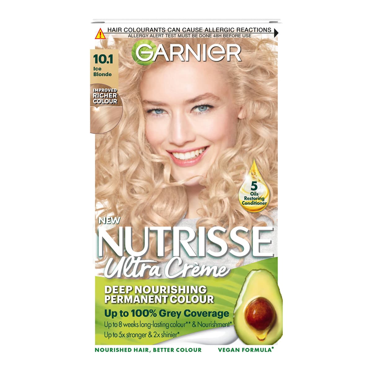 Nutrisse Permanent Hair Dye - 10.1 Ice Blonde