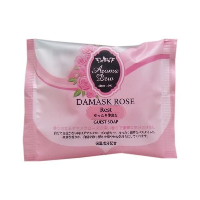 Aroma Dew Guest Soap, Rest Damask Rose