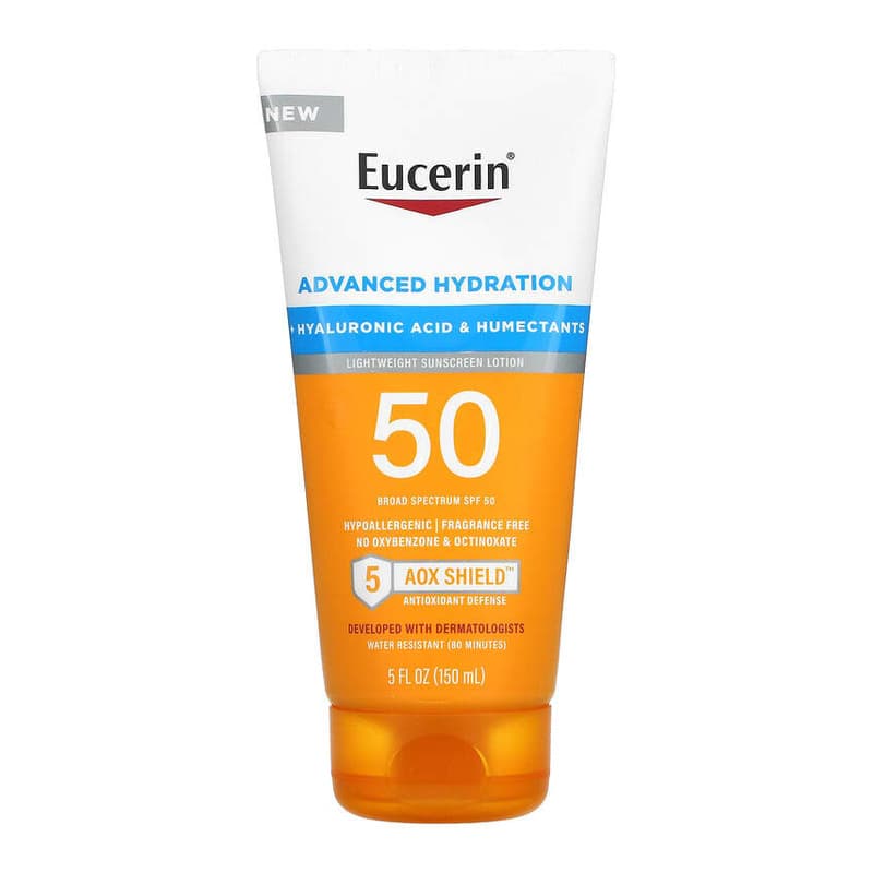 Advanced Hydration, Lightweight Sunscreen Lotion, SPF 50