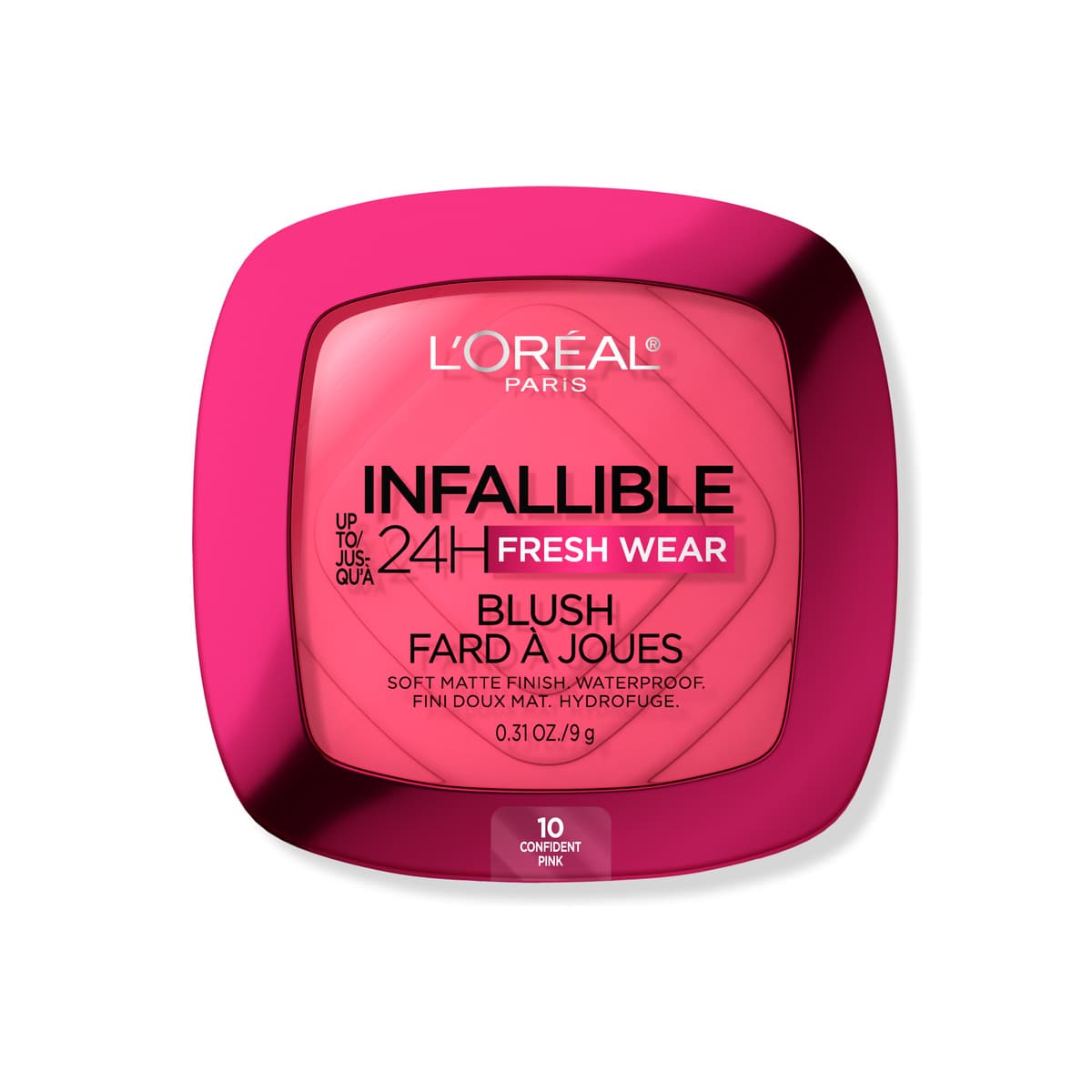 Infallible 24H Fresh Wear Soft Matte Blush, #10 Confident Pink