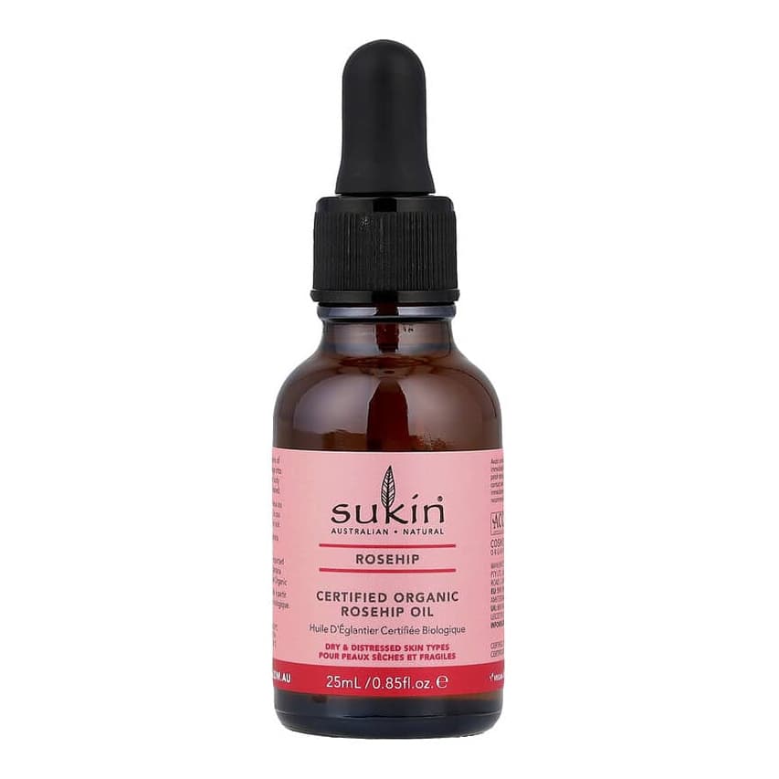 Certified Organic Rosehip Oil, Dry & Distressed Skin Types