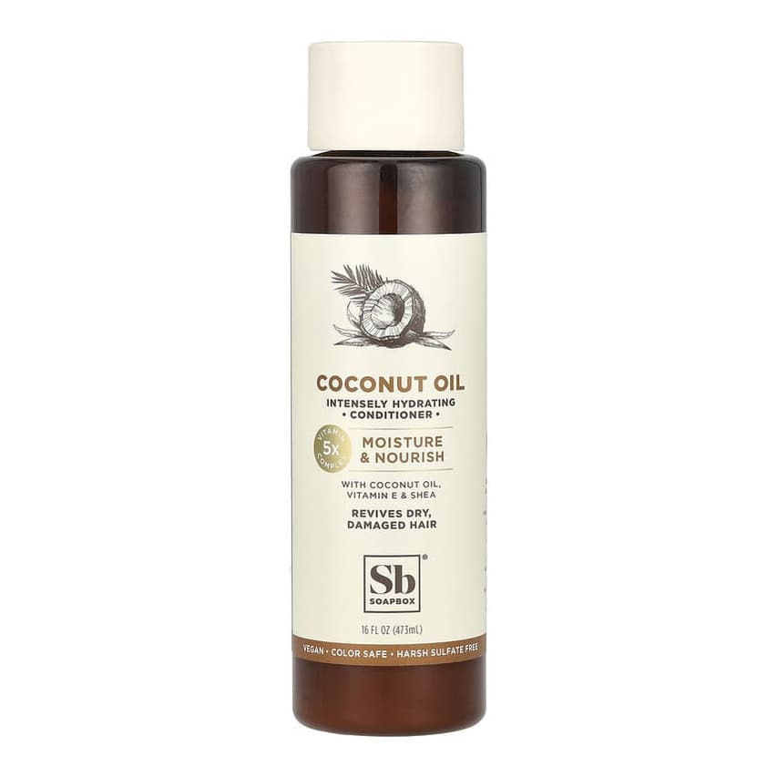 Coconut Oil Conditioner, Moisture & Nourish, Dry, Damaged Hair