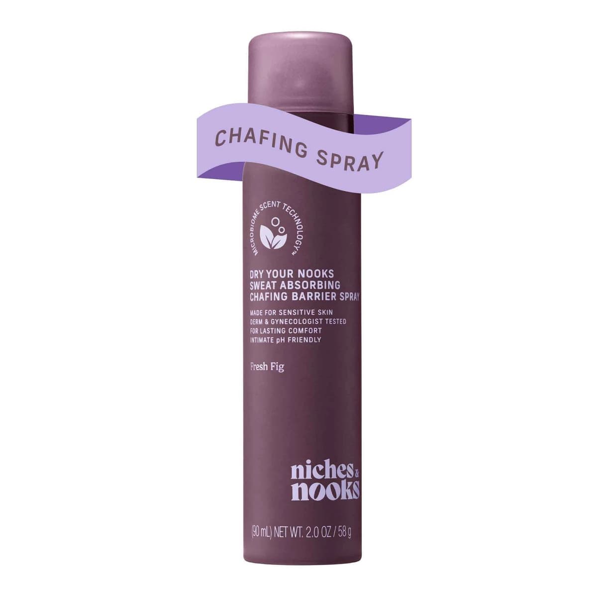Dry Your Nooks Sweat Absorbing Chafing Barrier Spray - Fresh Fig