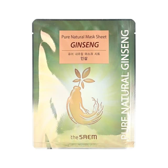 Pure Natural Mask Sheet, Ginseng