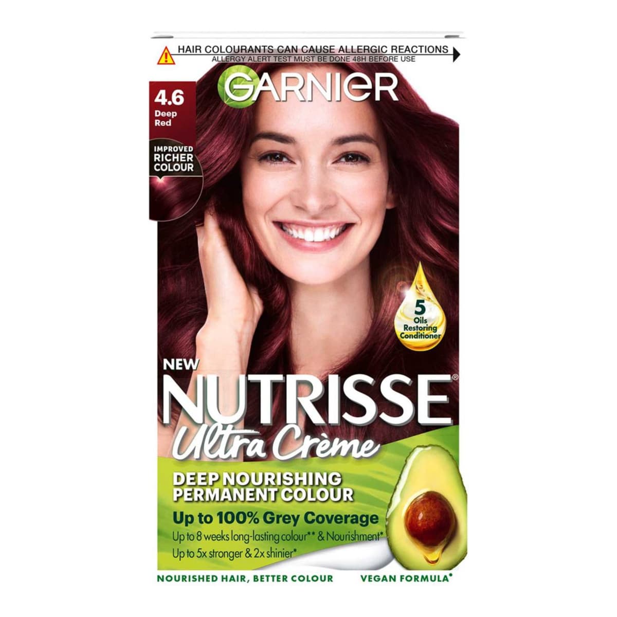 Nutrisse 4.6 Deep Red Permanent Hair Dye