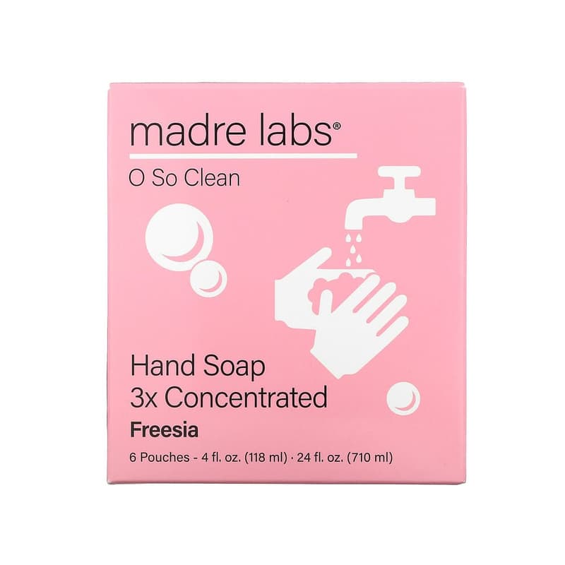 Hand Soap, 3x Concentrate Refill, Freesia