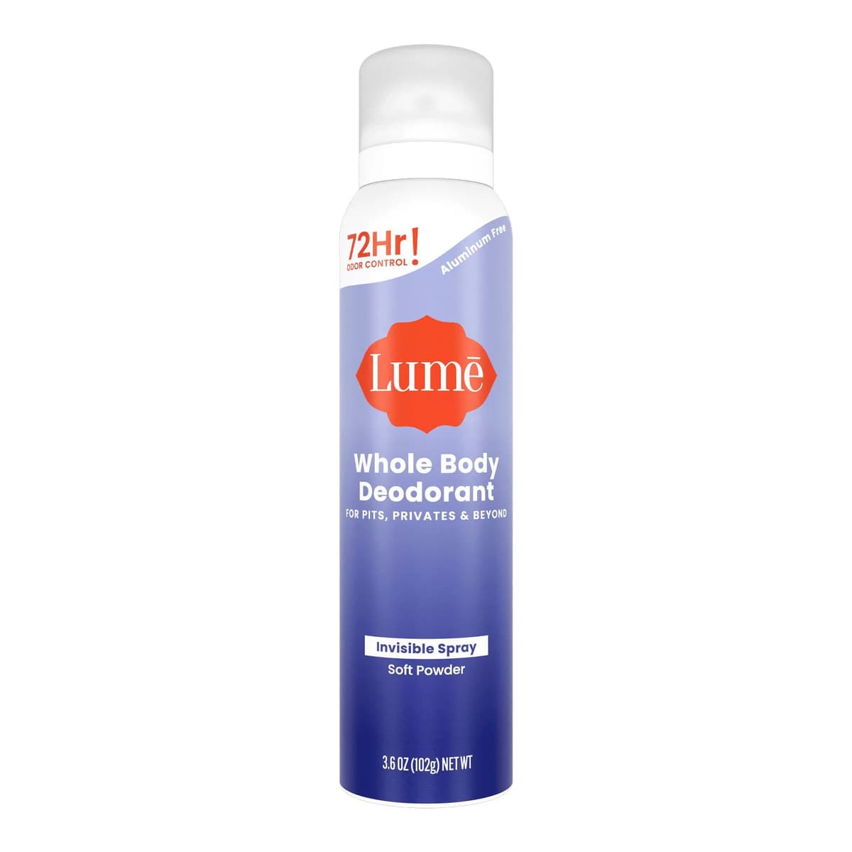 Whole Body Women's Aluminum Free Invisible Spray Deodorant - Soft Powder Scent