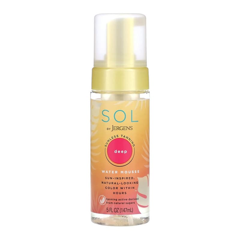 Sol, Water Mousse Sunless Tanning, Deep