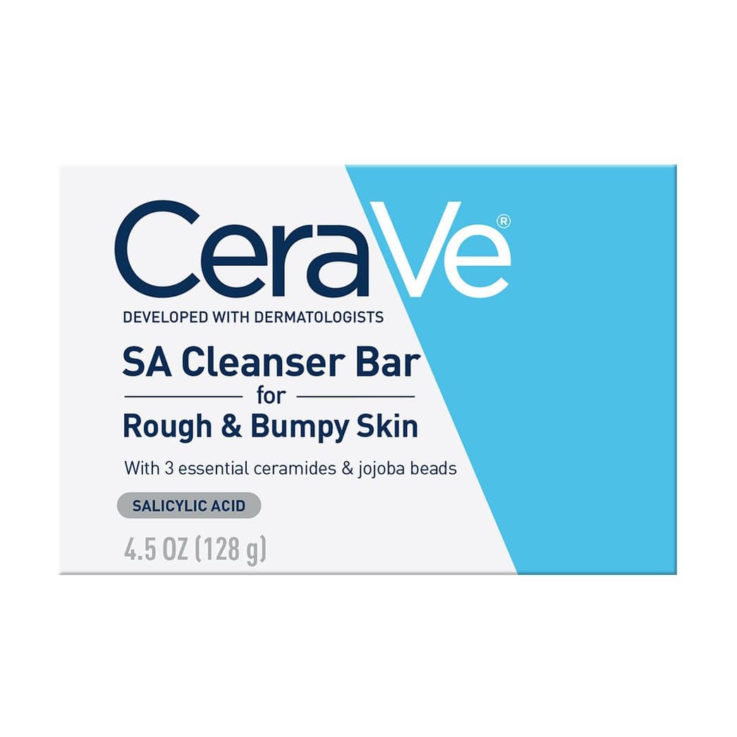 SA Cleanser Bar with Salicylic Acid & Jojoba Beads for Rough & Bumpy Skin