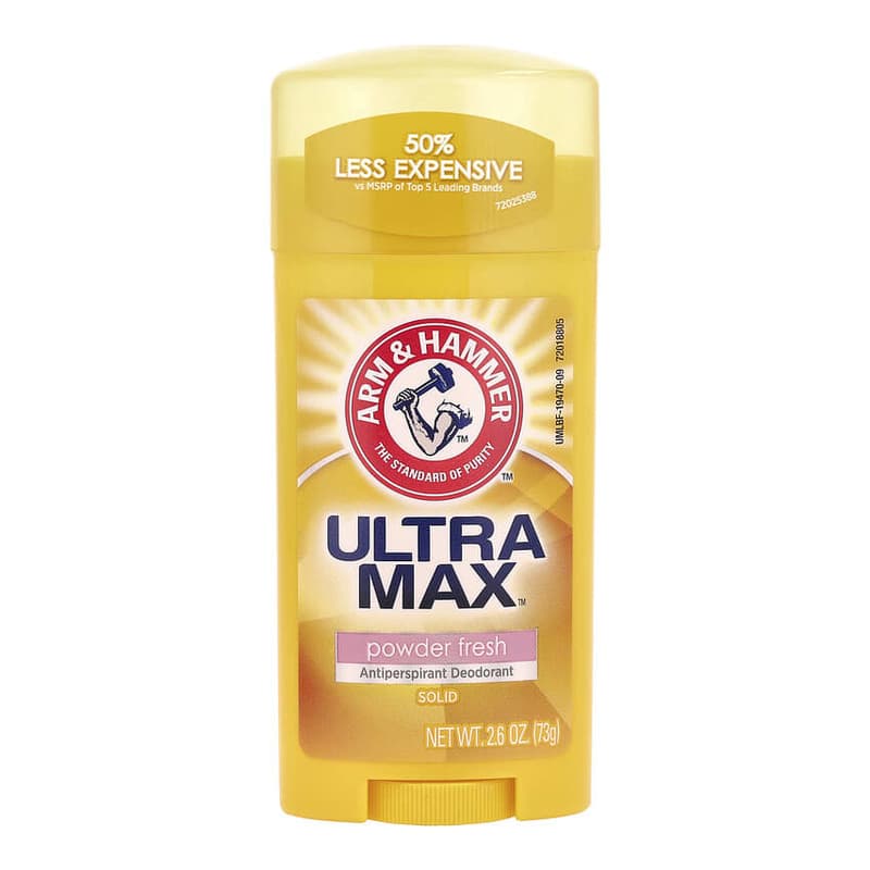 UltraMax™, Antiperspirant Deodorant, Solid, Powder Fresh