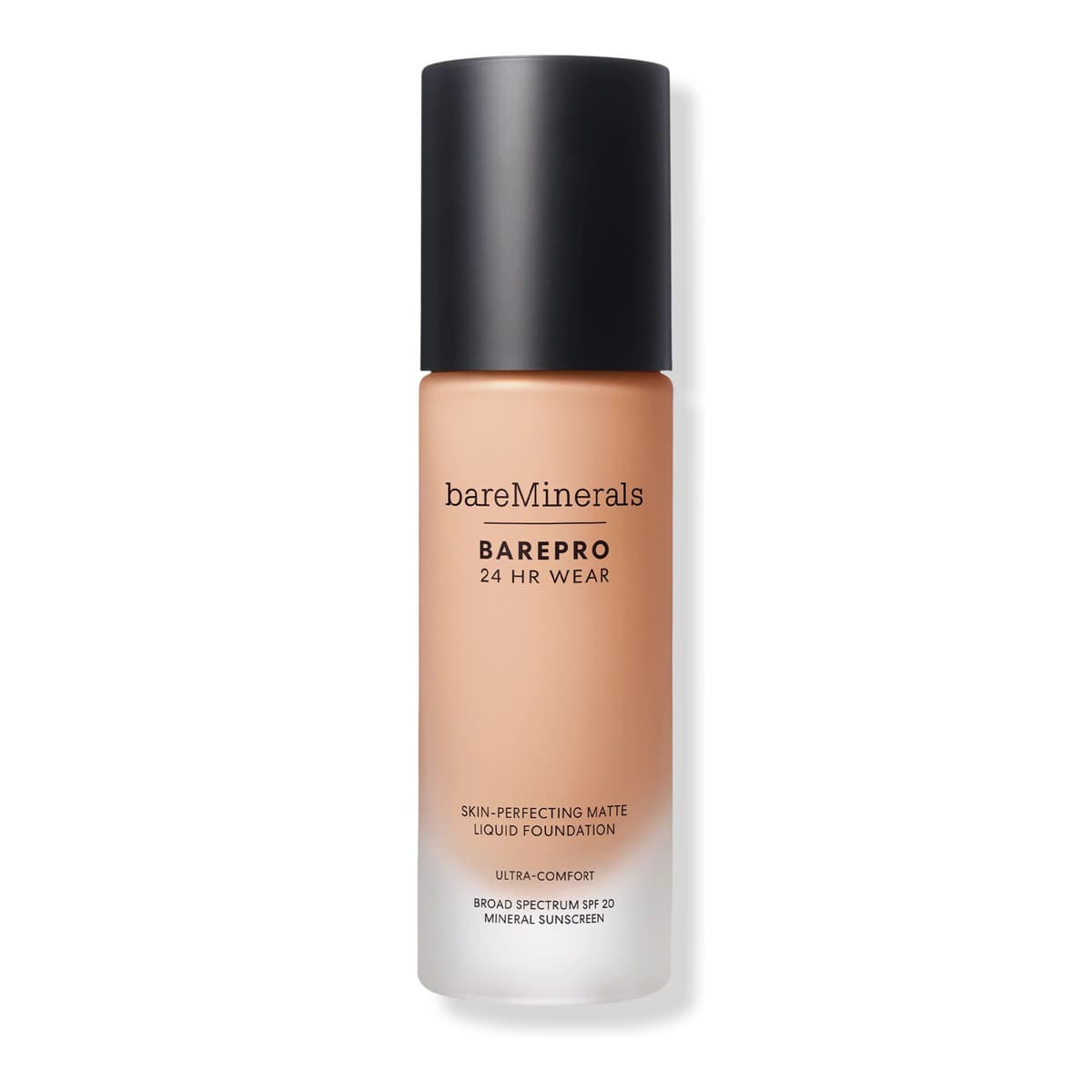 BAREPRO 24HR Wear Skin-Perfecting Matte Liquid Foundation Mineral SPF 20, Medium 30 Cool