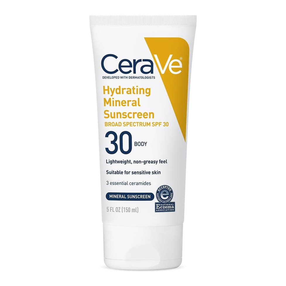 Hydrating Mineral Body Sunscreen Lotion SPF 30 with Zinc Oxide