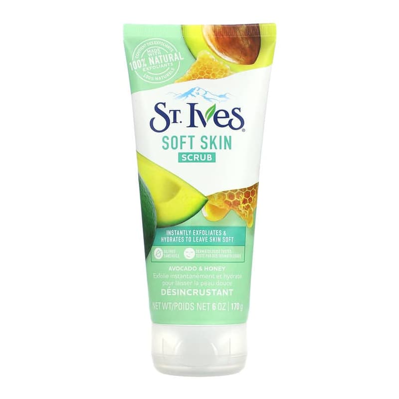 Soft Skin Scrub, Avocado & Honey